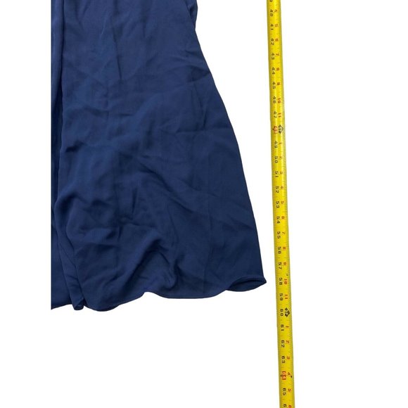 Show Me Your MuMu Godshaw Goddess Gown Dress Medium Strappy Back Rich Navy - Picture 8 of 11